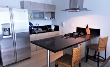 Apto. de 2 habitaciones 2 baños salida al mar en Pozos Colorados