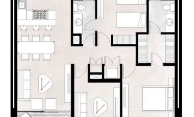 Departamento en Venta, Torre Lanka, Santa Catarina