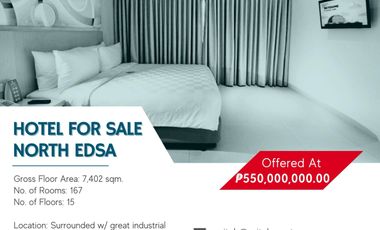 Hotel For Sale in a Prime Location along North EDSA Quezon City