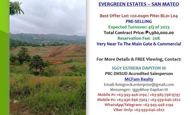 PRIME RESIDENTIAL LOT IN SAN MATEO, RIZAL – YOUR GATEWAY TO SERENITY AND CONVENIENCE