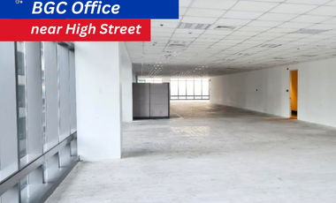 For Lease BGC Office 1,300 sqm, near High Street, Bonifacio Global City