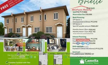 House and Lot For Sale in General Trias Cavite - Camella General Trias