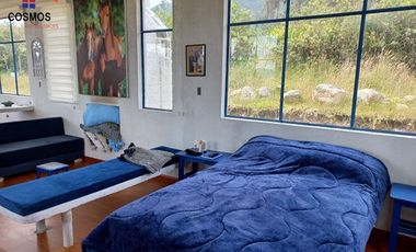 Venta de casa de campo con terreno en Otavalo sector Agato Yaculoma, 3.951 m2