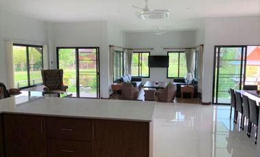 Thai-styled two-bedroom villa on a private lake for sale and rent in Khaolak, Phangnga