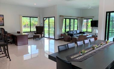 Thai-styled two-bedroom villa on a private lake for sale and rent in Khaolak, Phangnga