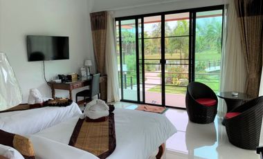 Thai-styled two-bedroom villa on a private lake for sale and rent in Khaolak, Phangnga