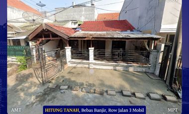 Rumah Hitung Tanah Bebas Banjir Babatan Pantai Mulyorejo Surabaya Timur dkt Dharmahusada