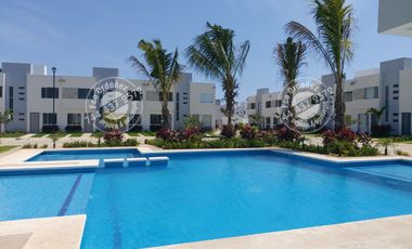 Venta de casa nueva 3 recamaras, con club de playa y muelle náutico