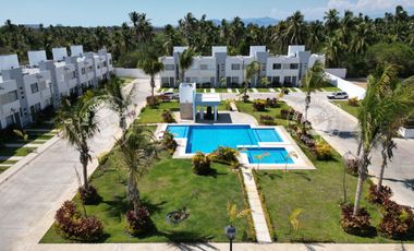 Venta de casa nueva 3 recamaras, con club de playa y muelle náutico