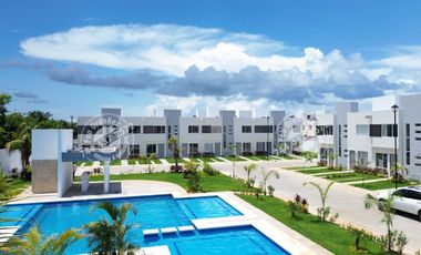 Venta de casa nueva 3 recamaras, con club de playa y muelle náutico