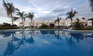Venta de casa nueva 3 recamaras, con club de playa y muelle náutico
