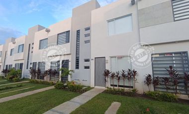Venta de casa nueva 3 recamaras, con club de playa y muelle náutico