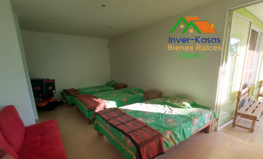 CASA EN VENTA EN OAXTEPEC A PIE DE CARRETERA PRINCIPAL