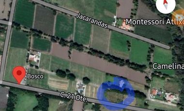 TERRENO EN VENTA UBICADO EN RESIDENCIAL CAMPESTRE DON BOSCO ATLIXCO PUEBLA