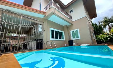 A modern 3-bedroom, two-story house with a private pool for rent in Ao Nang, Krabi