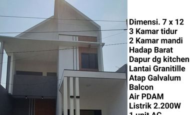 Rumah Disewakan Bringin Sambikerep Surabaya 2 Lantai Full Furnish Bangunan Baru Gress