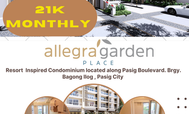 41 sqm. 1 Bedroom Pre-selling Condo in Pasig City Near BGC