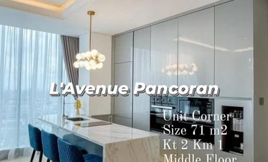 LAvenue Residence Pancoran 2BR Unit Bagus Interior Design