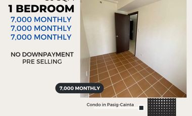 PRE SELLING 6,000 MONTHLY 1-BR 30 sqm in Pasig City (NO SPOT DP)