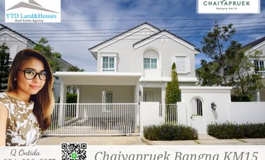 House for Rent, CHAIYAPRUEK Bangna KM.15 75,000 Baht/month (Fully furnished)
