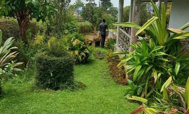 DI VILLA BOGOR PUNCAK LUAS 13000M2 FULLY FURNISHED FASILITAS LENGKAP