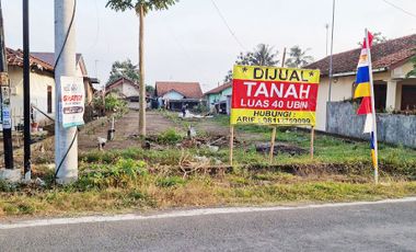 Tanah Dijual di Cilacap Pinggir Jalan Dekat SMA Negeri 2 Cilacap