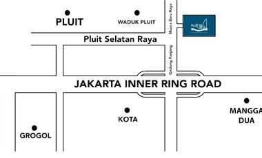 pluit sea view murah baru semi furnish