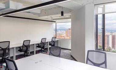 Alquiler de oficina comercial para 5 personas en Bogota, North Point.
