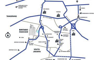 dijual apartment studio lantai 10 Bintaro park view