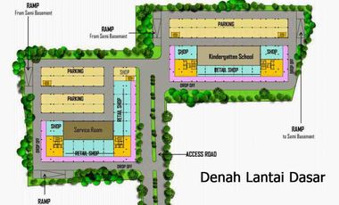 kios cinere resort siap pakai usaha