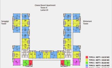kios cinere resort siap pakai usaha
