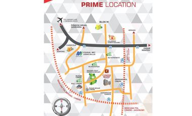 kios cinere resort siap pakai usaha