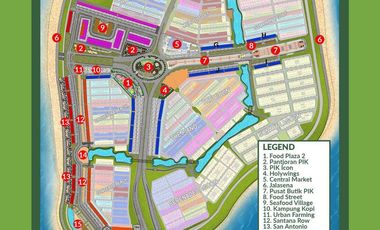 Ruko Strategis Golf Island Pantai indah kapuk Jakarta Utara