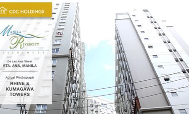 Manila Rivercity Residences 1BR condo unit for sale fully furnished in Sta. Ana Manila