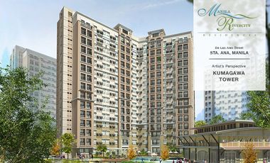 Manila Rivercity Residences 1BR condo unit for sale fully furnished in Sta. Ana Manila