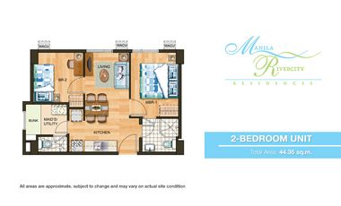Manila Rivercity Residences 1BR condo unit for sale fully furnished in Sta. Ana Manila