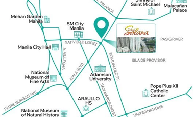 1 Bedroom Condo Unit for Sale in Ermita, Manila at Suntrust Solana