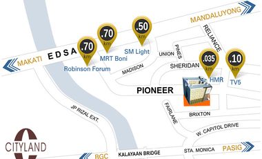 For Rent 1BR Deluxe Condo Unit in Highway Hills, Mandaluyong at Pioneer Heights I | 49.61sqm
