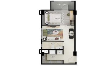 Beautifully designed Studio Unit here in One Regis in Upper East Bacolod