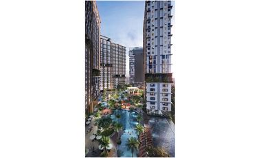 Apt Baru Furnished 2 Bedroom View Pemandangan Taman dan Kolam Renang