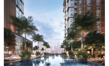 Apt Baru Furnished 2 Bedroom View Pemandangan Taman dan Kolam Renang