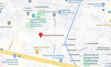 Fully Furnished Condo Studio Unit For Rent at Mesaverte Residences Cagayab de Oro City