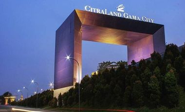 villa rumah siap huni citraland Gama city luas 3 kamar tidur