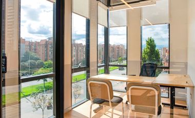 Alquiler de oficina corporativa para 2 personas en Bogota, Spaces Colina Campestre.