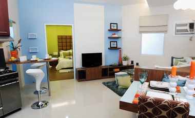 1 bedroom interiored with balcony